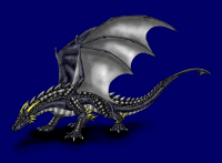 A Norwegian Ridgeback dragon (supposedly) carries off a whale calf